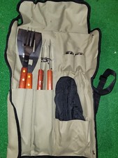 Usado, NOVO Kit de Avental e Utensílios para Churrasco Chefs Basics 7 Peças Selecionar Pinças Espátula 321 comprar usado  Enviando para Brazil