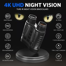 Binóculos infravermelhos de visão noturna com capacidade de foto e vídeo HD novo preço US$ 129,99 comprar usado  Enviando para Brazil