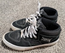Tênis Vans Shoes Half Cab masculino 8 preto camurça com cadarço skate atlético parte superior média comprar usado  Enviando para Brazil