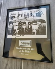 Oasis signed sony for sale  PULBOROUGH