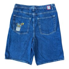 Shorts jeans Empyre masculino super folgado longo tamanho 36 Y2K skatista grunge comprar usado  Enviando para Brazil