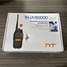 Rádio amador TYT UV8000D 10W 3600mAh repetidor banda cruzada FM 2 vias transceptor de rádio comprar usado  Enviando para Brazil