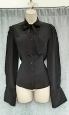 Vintage blouse black for sale  STOKE-ON-TRENT