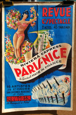 Affiche originale 1954 d'occasion  Marseille VII