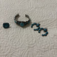 Turquoise bracelet earrings for sale  Denver