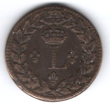 Décime couronnée 1815.. d'occasion  Étais-la-Sauvin