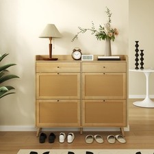 Rattan shoe cabinet for sale  Brentwood