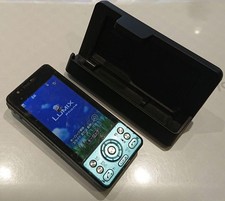 NTT Docomo P-03C Azul Lumix Teléfono Abatible Comunicación Confirmado Japonés Garakei segunda mano  Embacar hacia Mexico