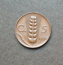Centesimi spiga 1936 usato  Grugliasco