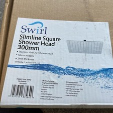 Swirl slimline square for sale  WAKEFIELD