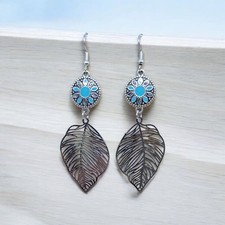 Boucles oreilles feuilles d'occasion  Suresnes