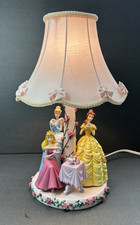Antigo Abajur Princesa Disney Cinderela Bela Adormecida Bela Festa Chá 16" FUNCIONA comprar usado  Enviando para Brazil