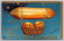 Postcard halloween pumpkin for sale  South San Francisco