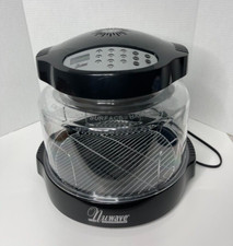 Forno de convecção infravermelho Nuwave Pro modelo 20358 preto TESTADO faltando peças de pizza comprar usado  Enviando para Brazil
