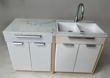 Armários balcão mármore pia cozinha casa de bonecas arco-íris alta ou Barbie comprar usado  Enviando para Brazil