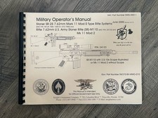 Knights Armament KAC Operators Manual SR25 SASS M110 Mk11 MOD 0 MINT GWOT comprar usado  Enviando para Brazil