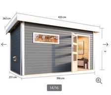 Gartensauna zurückgebaut . gebraucht kaufen  Zuzenhausen