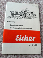 Eicher preisliste bodenbearbei gebraucht kaufen  Gerlingen