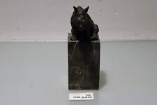 Rhinozeros figur bronze gebraucht kaufen  Rethem
