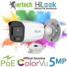 Câmera colorida Hikvision HiLook ColorVu IP PoE 5MP 24/7 bala branca IPC-B159H, usado comprar usado  Enviando para Brazil