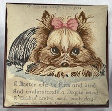 Vintage tapestry sampler for sale  NEWPORT