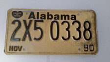 Targa alabama originale usato  Pieve Fissiraga
