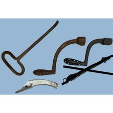 Antigo Rústico 4 Fogão a Lenha Punho Ferramenta Acessórios Cabine Retro Casa Galeria Parede comprar usado  Enviando para Brazil