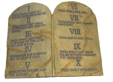 Ten commandments plaque for sale  Phillips