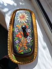 Vintage handpainted metal for sale  BURTON-ON-TRENT
