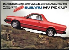 Subaru 1800 4wd for sale  UK