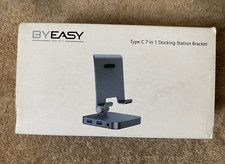 Hub USB C com suporte BYEASY APPLE Ipad Pro, docking station 7 em 1 com 4K 30HZ, usado comprar usado  Enviando para Brazil