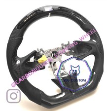 Volante LED FIBRA DE CARBONO PARA INFINITI q50 2014-2017 ANOS COM BRANCO, usado comprar usado  Enviando para Brazil