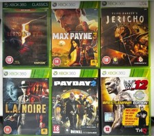 Videogames Resident Evil, LA Noire, PayDay, W12, Max Payne, Jerocho Xbox 360, usado comprar usado  Enviando para Brazil