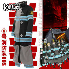 Usado, Roupas uniformes fantasia cosplay soldado fogo anime Fire Force novo sem Shouboutai comprar usado  Enviando para Brazil