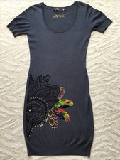 Desigual grey knitted for sale  BRADFORD