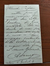 1908 lettera autografa usato  Roma