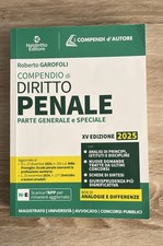 Compendio diritto penale. usato  Lecce