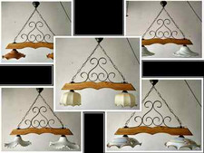 Lampadario ferro battuto usato  Acerra