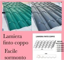 Lamiera ondulata finto usato  Valfenera