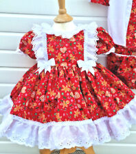 Vestido giratório DREAM 0-8 anos BABY GIRLS PÃO DE GENGIBRE BENGALA DE NATAL TRADICIONAL ROMANO comprar usado  Enviando para Brazil