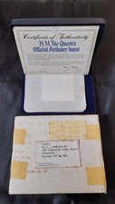 1977 solid silver for sale  UK