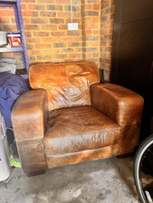 Leather armchair for sale  HERTFORD