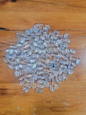 Vaso decorativo iridescente transparente pedras preciosas de mármore miçangas decoração enchimento ~ 134 pedras comprar usado  Enviando para Brazil