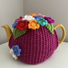 Hand knitted fuchsia for sale  BURFORD