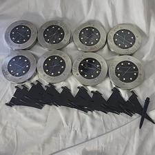 Luzes solares no solo luzes externas jardim em grond à prova d'água quente pacote com 8, usado comprar usado  Enviando para Brazil