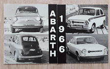 Fiat abarth brochure for sale  BOURNE