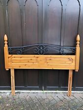 Wooden kingsize headboard for sale  EDENBRIDGE