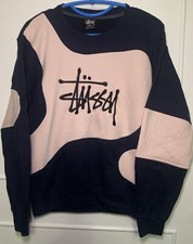 Stussy sweatshirt reworked for sale  LLANDUDNO JUNCTION