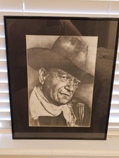 John wayne charcoal for sale  Murfreesboro
