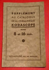 Suppl. catalogue cinémathèqu d'occasion  France